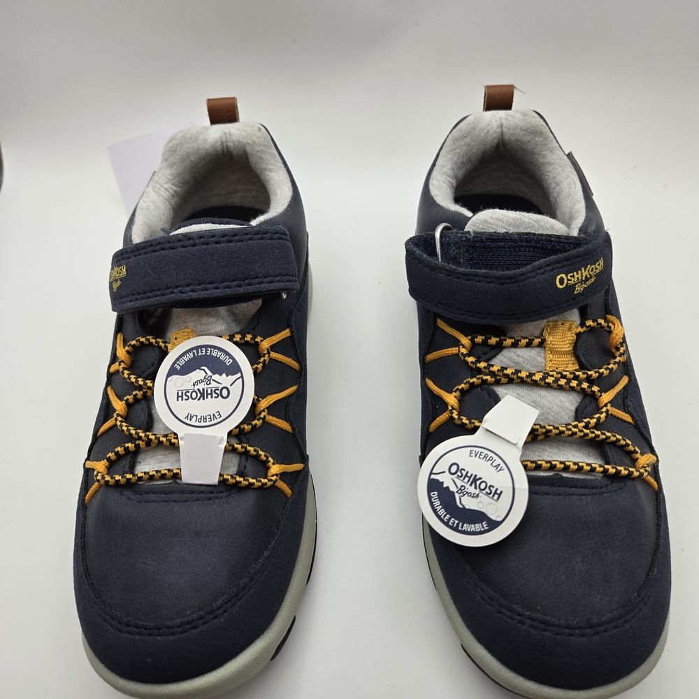OshKosh B'gosh Toddlers Blue and Yellow Sneakers with Velcro - Picture 4 of 8